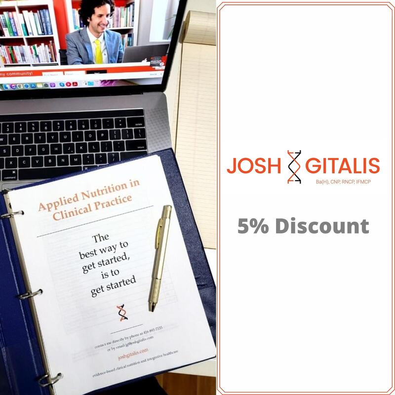 Josh Gitalis 5% Discount