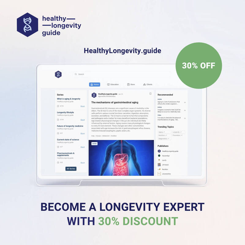 Healthy Longevity Guide 30% Discount